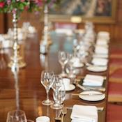 Queen's Room table set - The Honourable Society of the Middle Temple