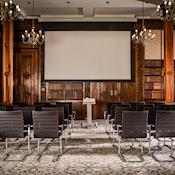 Grand Library Theatre Setup - Clevedon Hall