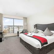 Track Facing Deluxe Bedroom - Brooklands Hotel