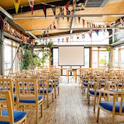 Projector in the clubhouse - Greenwich Yacht Club