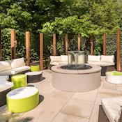 Garden View Seating Area - The Bedford Hotel